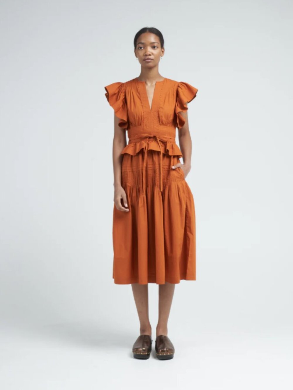 ulla johnson florence dress - saffron regular price $450